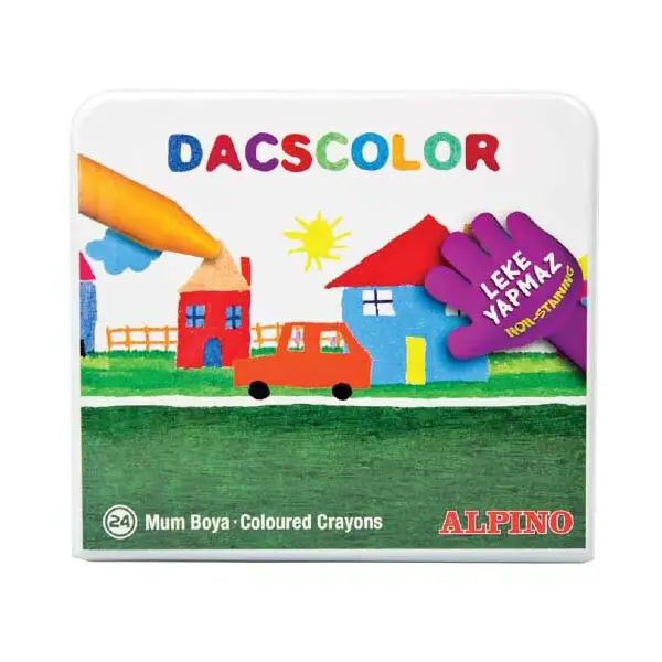 Alpino Dacstrix 12 Renk Üçgen Mum Boya